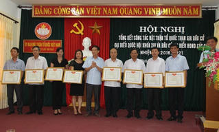 MTTQ Ninh Bình: Nhiều tập thể và cá nhân làm tốt công tác bầu cử