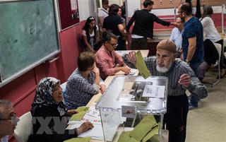 Chiến dịch vận động tranh cử tại Thổ Nhĩ Kỳ chính thức kết thúc