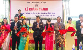 Khánh thành cầu dân sinh Cẩm Kim tại Hội An