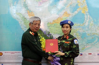 Quyết định nhân sự làm nhiệm vụ Gìn giữ hòa bình tại Phái bộ Nam Sudan