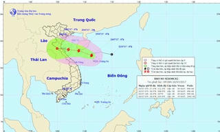 Bão số 4 có khả năng suy yếu thành áp thấp nhiệt đới khi đi vào đất liền