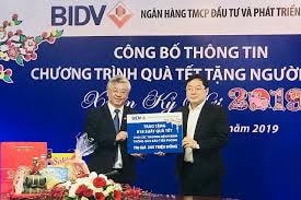 BIDV dành 20 tỷ đồng tặng quà Tết cho người nghèo