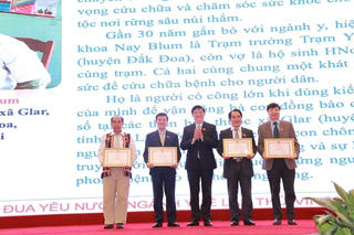 Đại hội thi đua yêu nước ngành y tế lần thứ VII: Tôn vinh 29 tập thể, 26 cá nhân xuất sắc