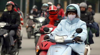 Không khí lạnh tràn về