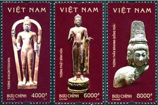 Phát hành bộ tem 'Văn hóa Óc Eo'
