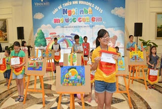 Thiếu nhi Vinhomes phác họa ý tưởng về “ngôi nhà mơ ước”