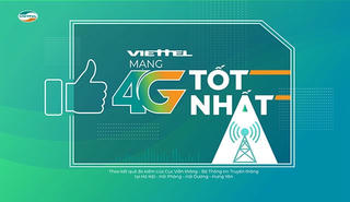 Mạng 4G của Viettel có tốc độ tốt nhất Việt Nam