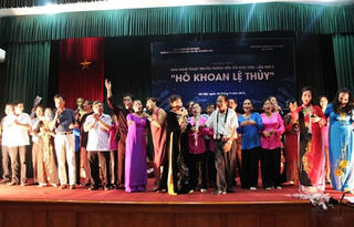'Hò khoan Lệ Thuỷ'  giữa lòng Hà Nội