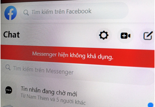 Facebook Messenger xảy ra lỗi trên cả máy tính và điện thoại 