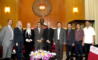 Phó Chủ tịch - Tổng thư ký Vũ Trọng Kim tiếp đoàn Ủy ban Tự do tôn giáo Quốc tế Hoa Kỳ