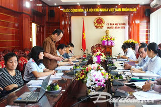 Quảng Ngãi: Đoàn giám sát của UBTƯ MTTQ Việt Nam làm việc huyện Bình Sơn