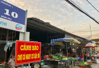 TX Giá Rai: Di dời tiểu thương khẩn cấp vì chợ có nguy cơ sập đổ