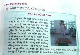 Yêu cầu báo cáo vụ sách dạy trẻ dẫm lên thủy tinh