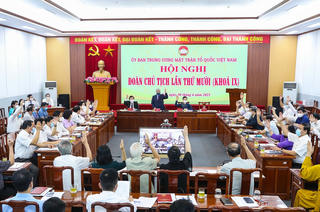 Giới thiệu ông Lê Tiến Châu giữ chức Phó Chủ tịch - Tổng Thư ký UBTƯ MTTQ Việt Nam
