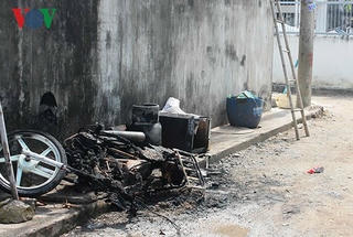 Mở van bình gas tự thiêu sau khi cãi nhau với vợ