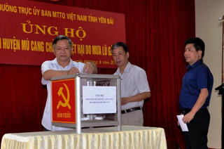 MTTQ tỉnh Yên Bái phát động ủng hộ nhân dân Mù Cang Chải