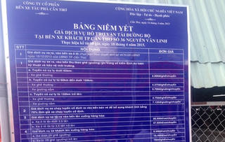 Vụ thu tiền dịch vụ tại Cty CP Bến xe tàu phà Cần Thơ: Bộ GTVT, Bộ tài chính tiếp tục khẳng định thu đúng.