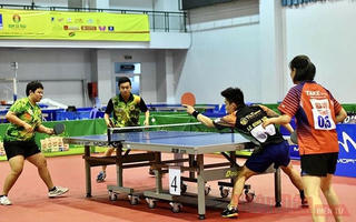 114 VĐV xuất sắc tranh tài Giải bóng bàn báo Nhân dân 2021
