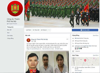 Công an Hà Nội sẽ tiếp nhận thông tin an ninh trật tự qua… Facebook