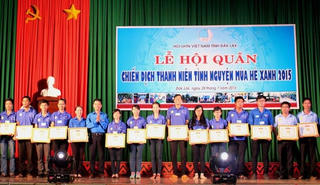 Đắk Lắk: Chiến dịch Thanh niên tình nguyện Mùa hè xanh năm 2015-Thực hiện 240 công trình, phần việc thanh niên