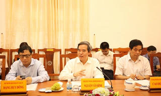 Trưởng Ban Kinh tế Trung ương làm việc với tỉnh Ninh Thuận