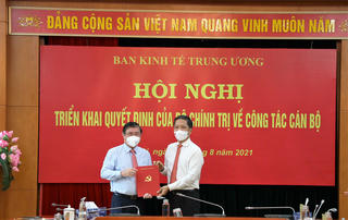 Ông Nguyễn Thành Phong giữ chức Phó Trưởng Ban Kinh tế Trung ương