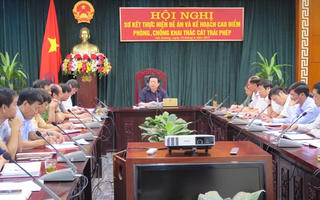 Xử lý dứt điểm, không để xảy ra điểm nóng về khai thác cát trái phép