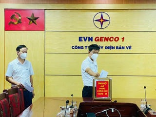 Thuỷ điện Bản Vẽ chung sức phòng, chống đại dịch Covid-19