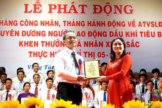 Lễ phát động Tháng Công nhân và tuyên dương Người lao động Dầu khí tiêu biểu