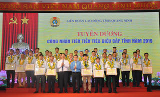Quảng Ninh: Tuyên dương người lao động tiên tiến