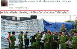 Công an Nam Định nói về thông tin ‘thảm sát 8 người chết’