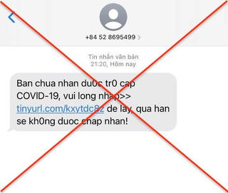 Cảnh giác với tin nhắn lừa đảo nhận hỗ trợ từ Quỹ bảo hiểm thất nghiệp