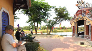 Ký họa về di sản Cố đô Huế