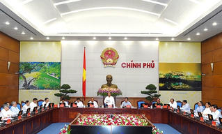 Chủ tịch Nguyễn Thiện Nhân dự phiên họp thường kỳ Chính phủ