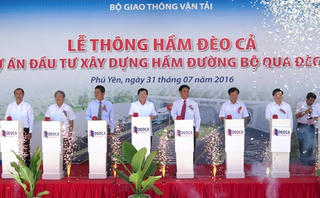 Thông hầm đường bộ qua Đèo Cả tuyến Quốc lộ 1A