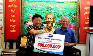 Vinamilk ủng hộ 500 triệu đồng cho trẻ em mổ tim