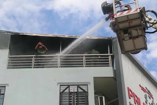 Thanh Hóa: Cháy văn phòng công ty 5 tầng do dùng máy phát điện