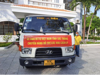Sóc Trăng: Hỗ trợ hàng hóa, lương thực, thực phẩm thiết yếu cho bà con tại các khu cách ly