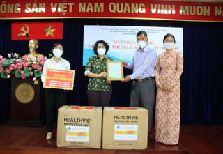 TP HCM: Tiếp nhận và phân phối hàng hỗ trợ công tác phòng, chống dịch