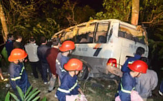 Nguyên nhân ban đầu vụ xe khách lao xuống vực ở Lào Cai