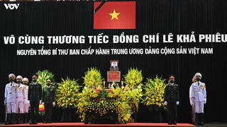 Hôm nay diễn ra lễ truy điệu và an táng nguyên Tổng Bí thư Lê Khả Phiêu