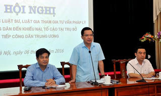 Tư vấn miễn phí hơn 1.600 vụ việc tại Trụ sở tiếp công dân TW