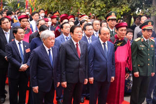 Lãnh đạo Đảng, Nhà nước, MTTQ Việt Nam dâng hương tưởng niệm các Vua Hùng