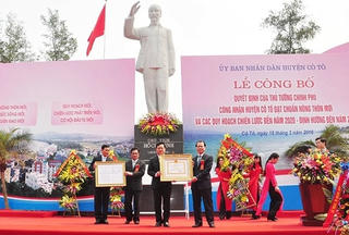 Cô Tô - huyện đảo nông thôn mới đầu tiên của cả nước