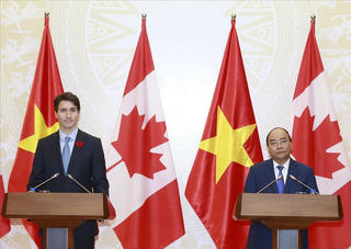 Xác lập quan hệ Đối tác toàn diện Việt Nam - Canada
