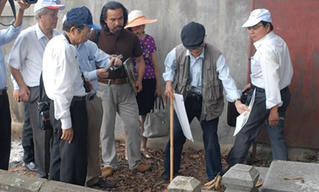 Thăm dò khu vực nghi có dấu tích lăng mộ vua Quang Trung