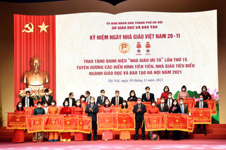 Tuyên dương các điển hình tiên tiến, nhà giáo mẫu mực của Thủ đô