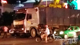 Vừa mua hàng ở siêu thị Big C, người phụ nữ bị xe container cán chết