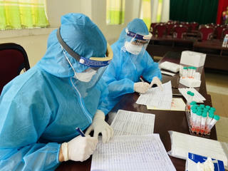 Quảng Ninh: Đơn vị đầu tiên triển khai xét nghiệm nhanh kháng nguyên virus SARS-CoV-2