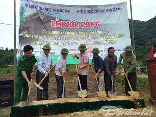 Khởi công xây dựng 37 nhà ở cho người Ma Coong